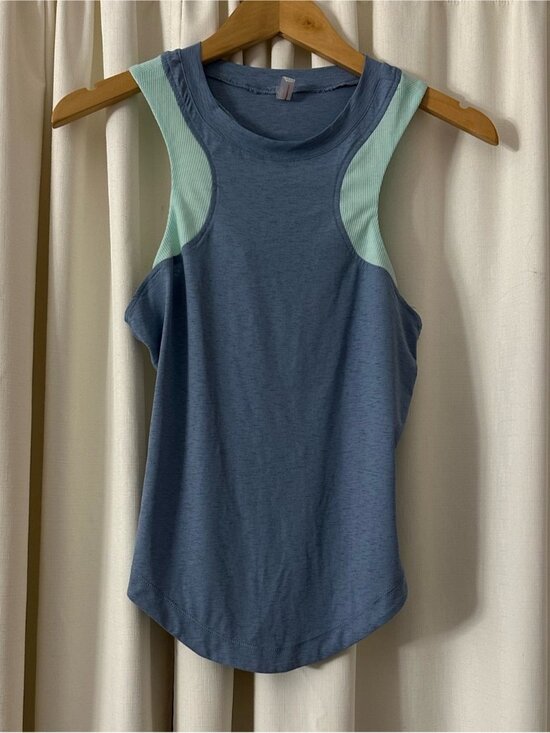 Tops - blue vest top